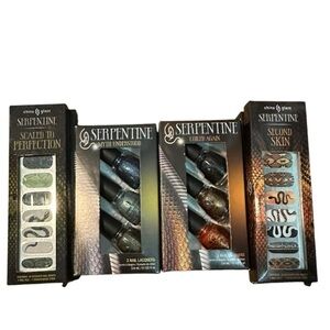 China Glaze Serpentine second skin nails and nail polish
